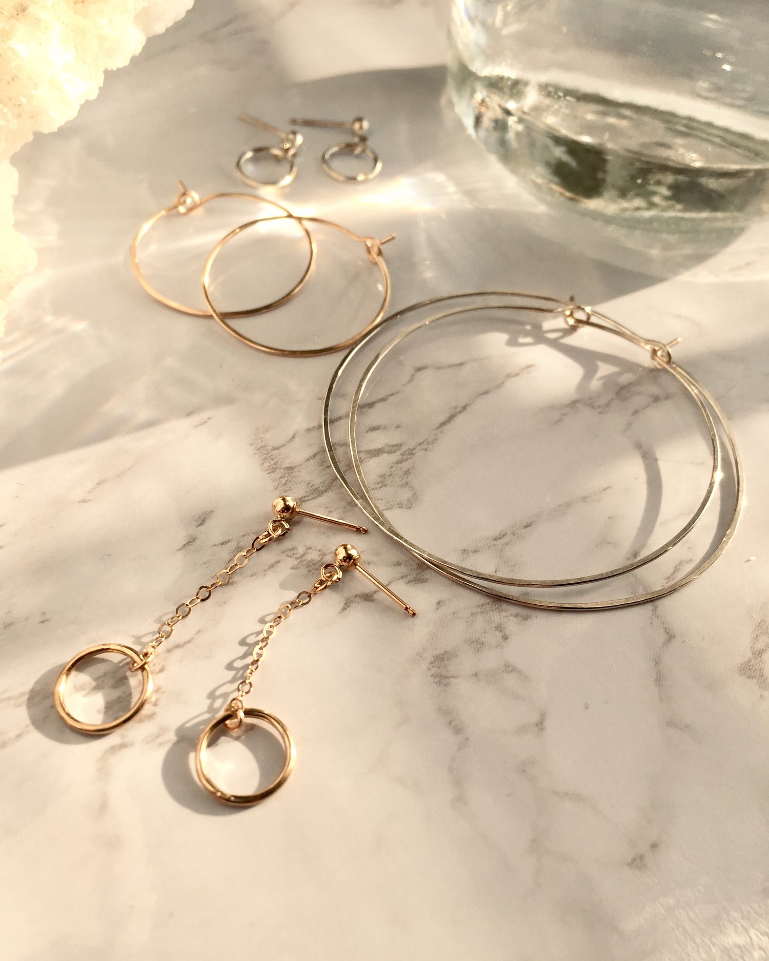 Dainty Earrings for Women | Minimalist Delicate Earrings