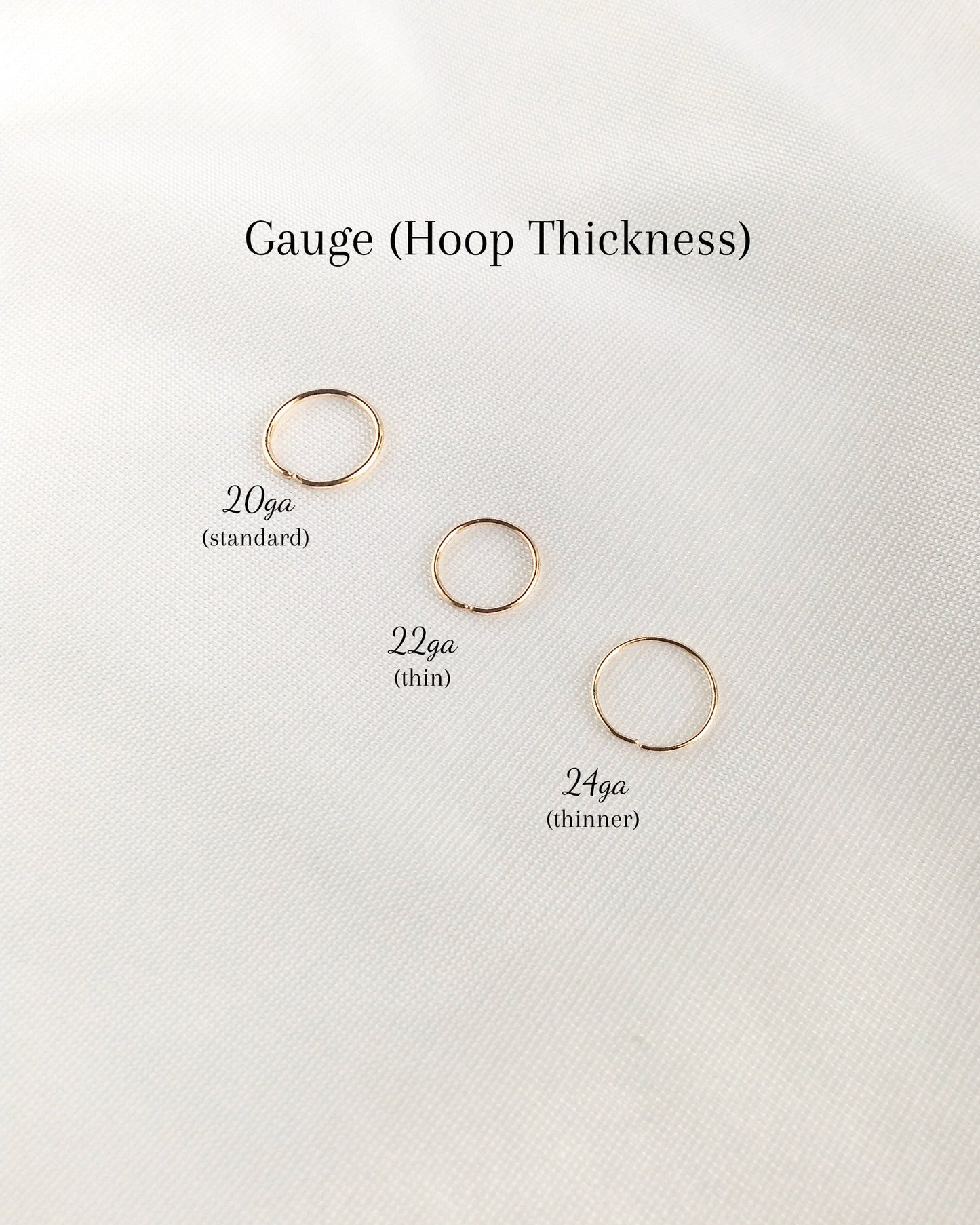 14K Gold Seamless Hoop | Solid Gold Nose Hoop | Solid Gold Cartilage Hoop | IB Jewelry