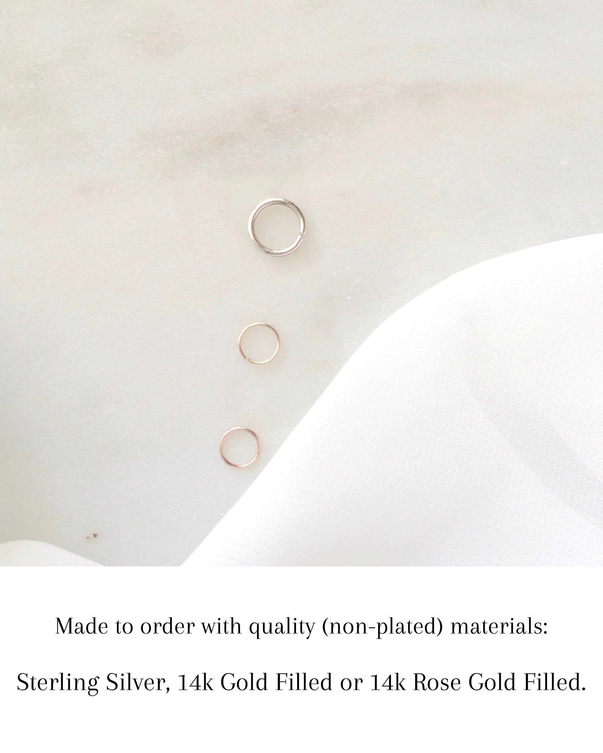 Thin Cartilage Hoop Quality Materials | IB Jewelry