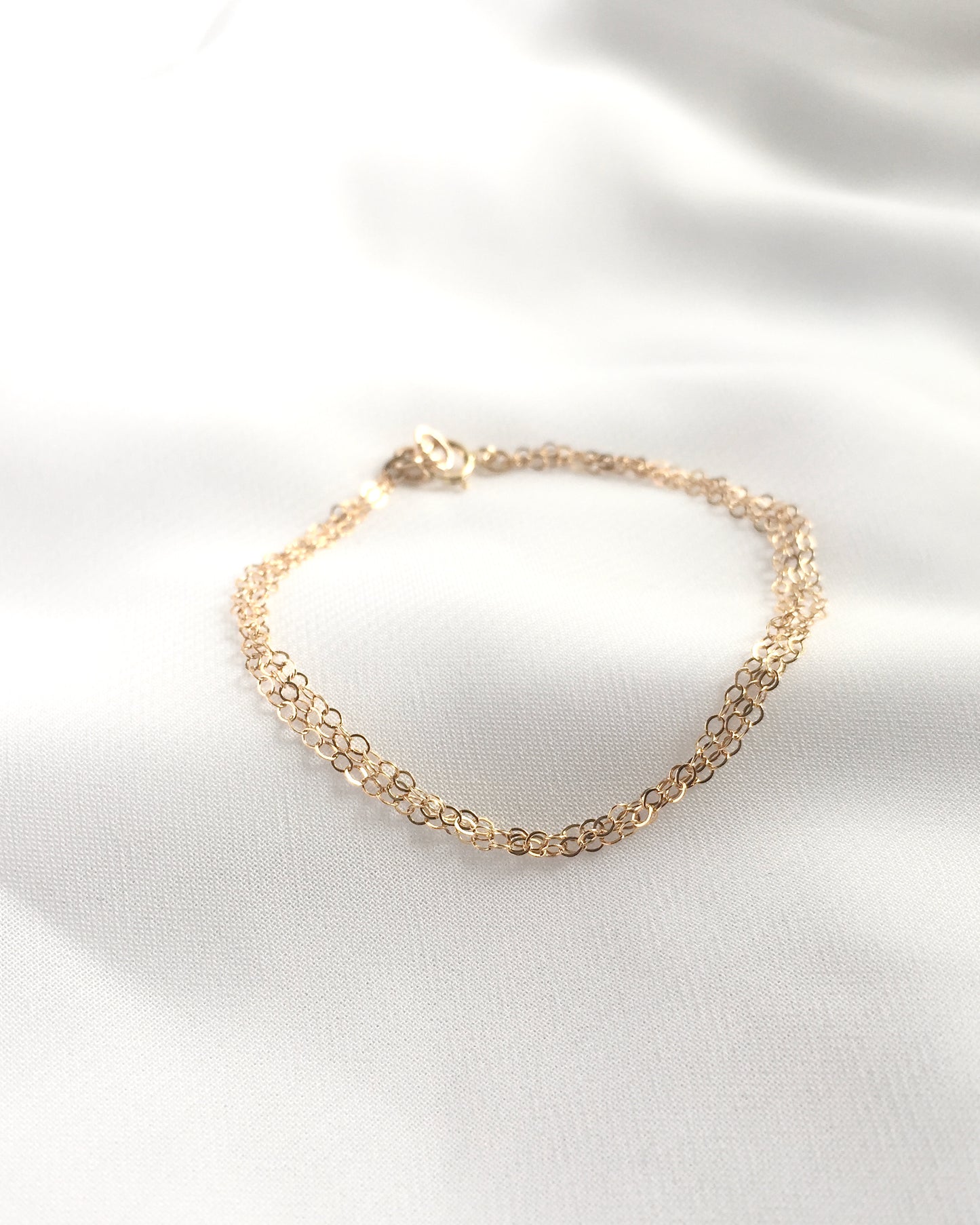 Multi Strand Chain Bracelet | Classic Everyday Bracelet | IB Jewelry