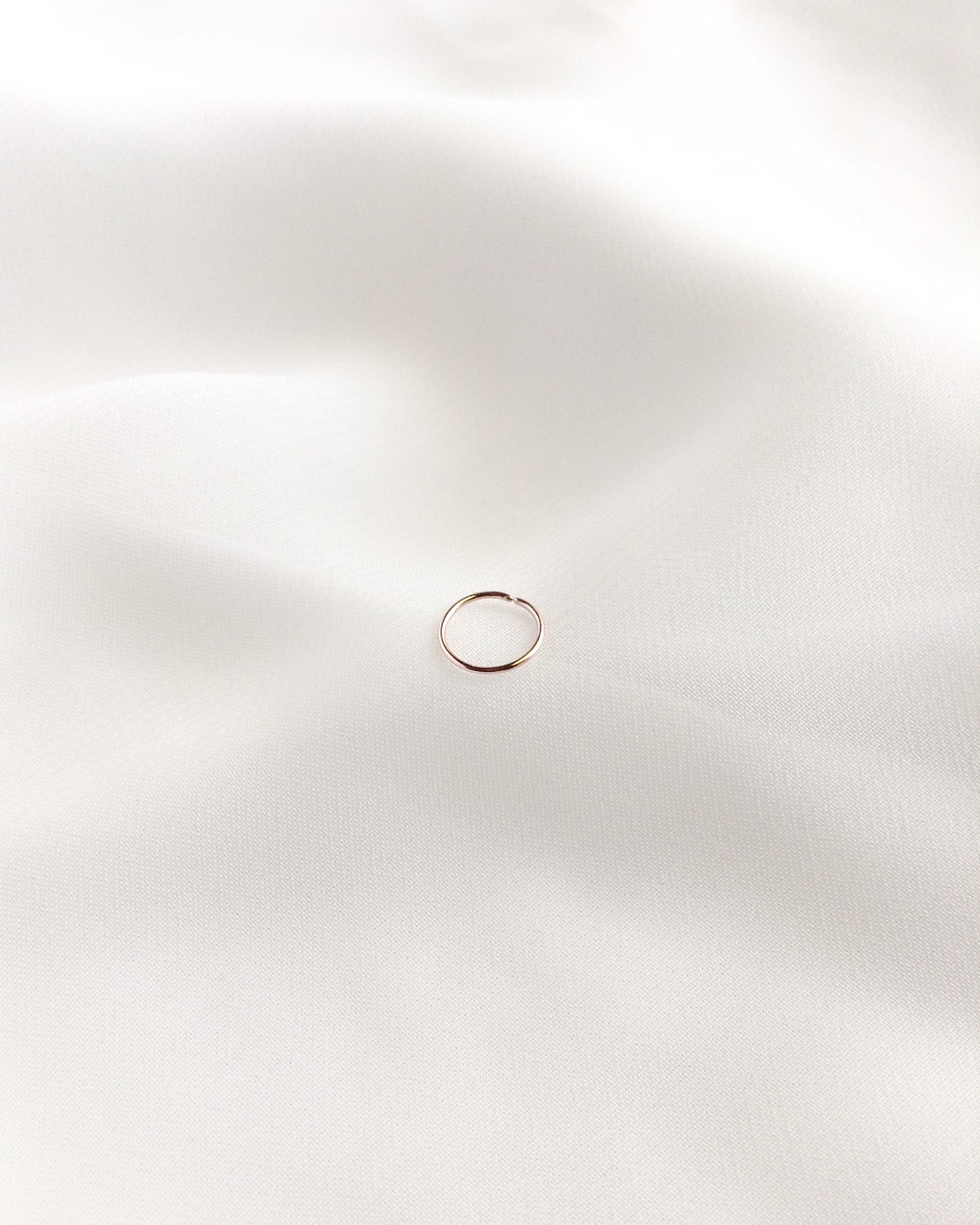 Tiny Cartilage Hoop | 4mm 5mm 6mm 7mm or 8mm Cartilage Hoop | Dainty Thin Cartilage Hoop | IB Jewelry