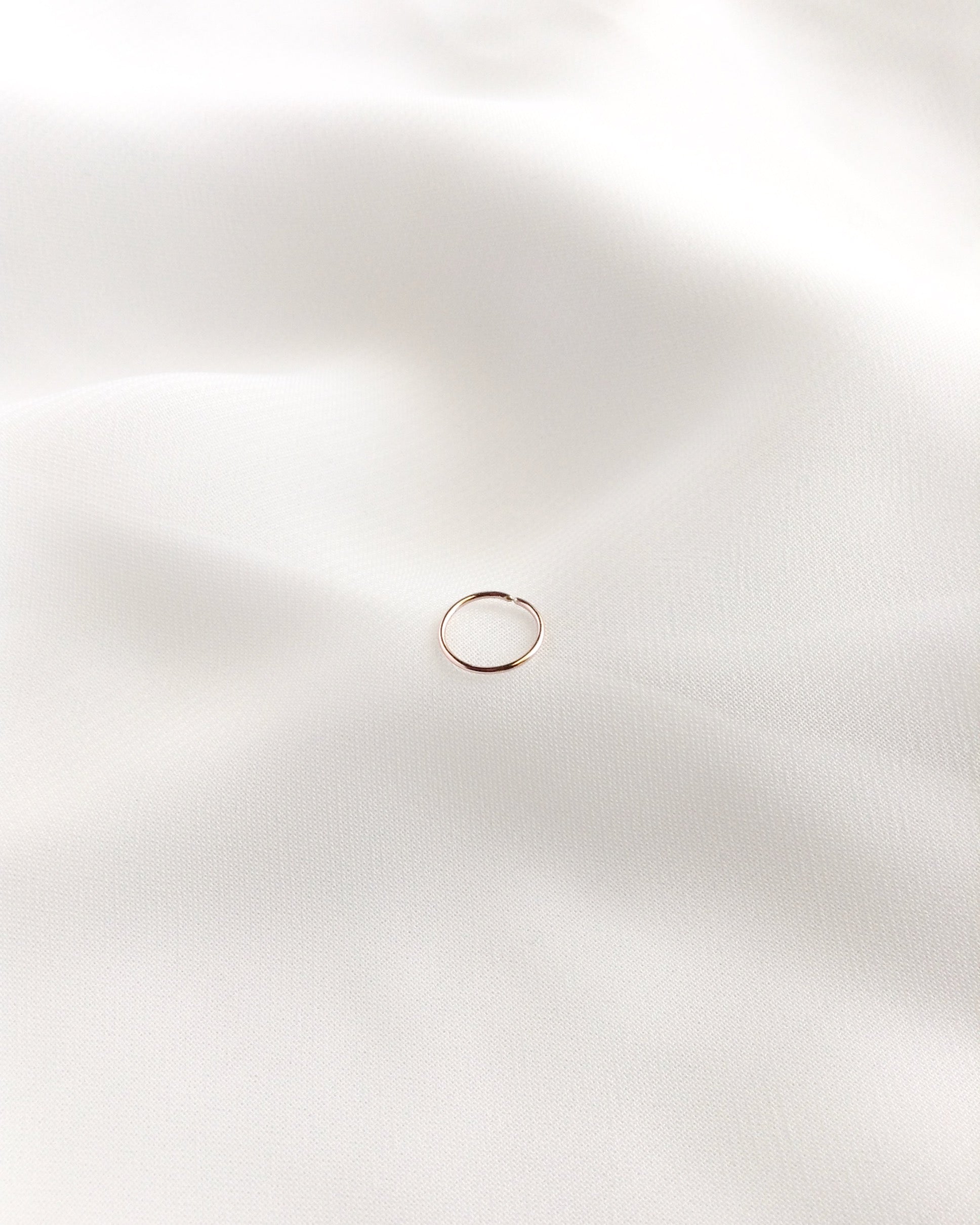 Thin Cartilage Hoop | Small Hoop Earring For Cartilage Piercings | Helix Hoop | IB Jewelry