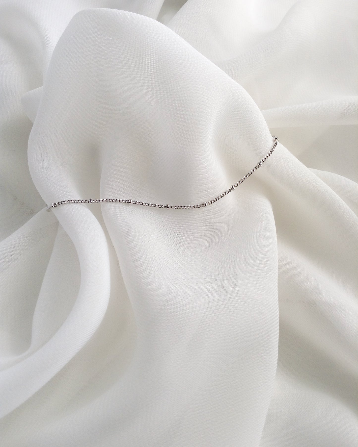 Satellite Dainty Anklet | Thin Chain Delicate Anklet | IB Jewelry