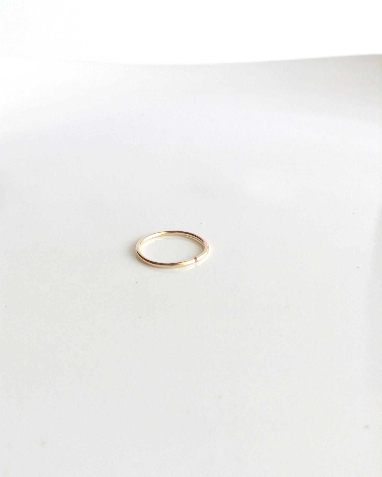 Snug Fitting Nose Hoop 20g 22g 24g 26g | Thin Nose Ring Hoop | Simple Nose Hoop | IB Jewelry