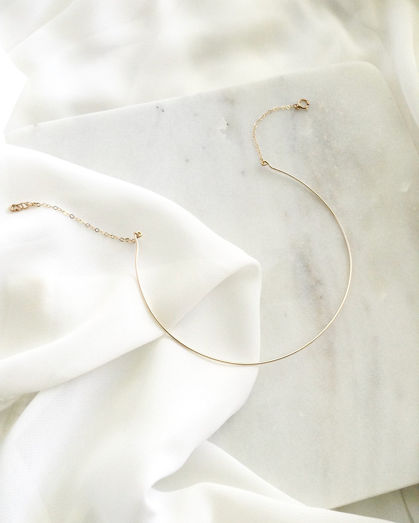 Thin Wire Choker | Simple Everyday Choker | IB Jewelry