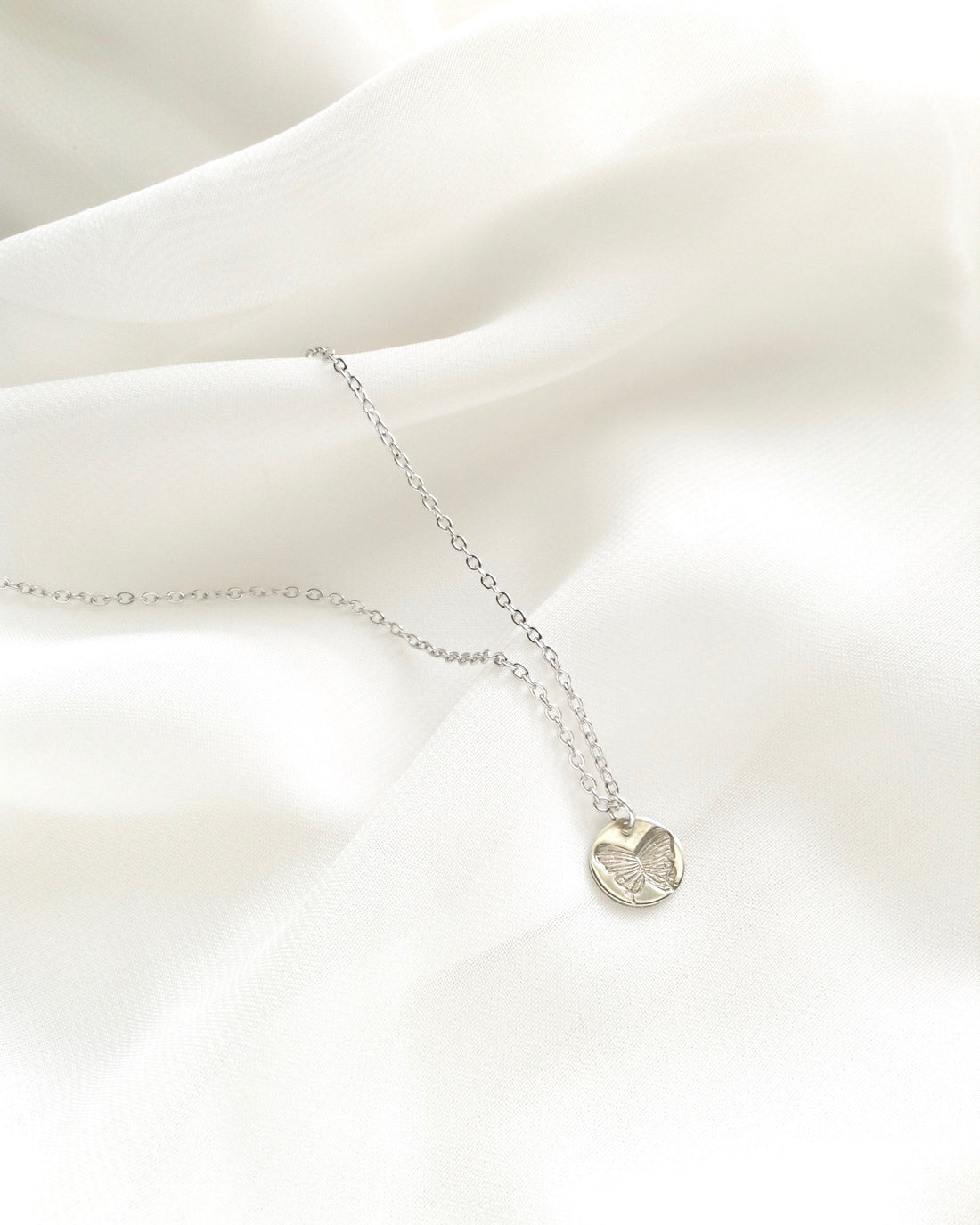 Small Dainty Butterfly Necklace | IB Jewelry
