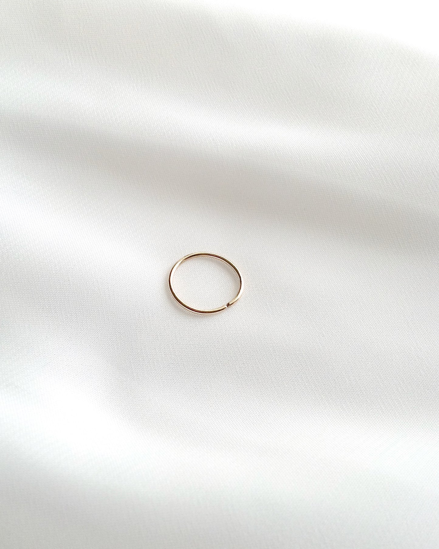 Thin Cartilage Hoop | 4mm 5mm 6mm 7mm 8mm 9mm or 10mm Cartilage Hoop | Small Cartilage Hoop | IB Jewelry