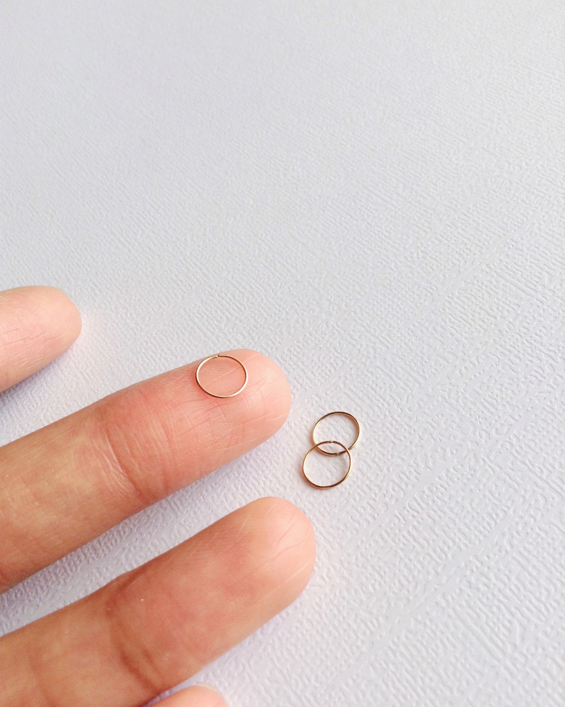 26 Gauge Super Thin Nose Hoop – IVOLVE - Main Image