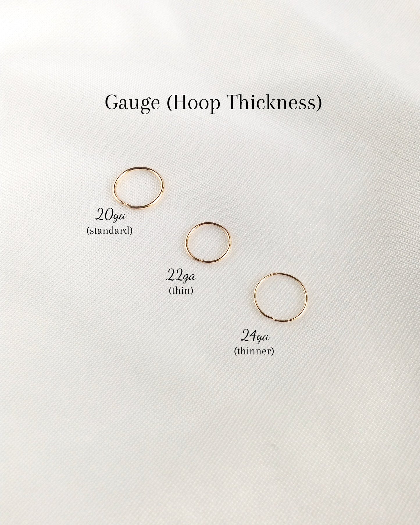 14K Gold Seamless Hoop | Solid Gold Nose Hoop | Solid Gold Cartilage Hoop | IB Jewelry