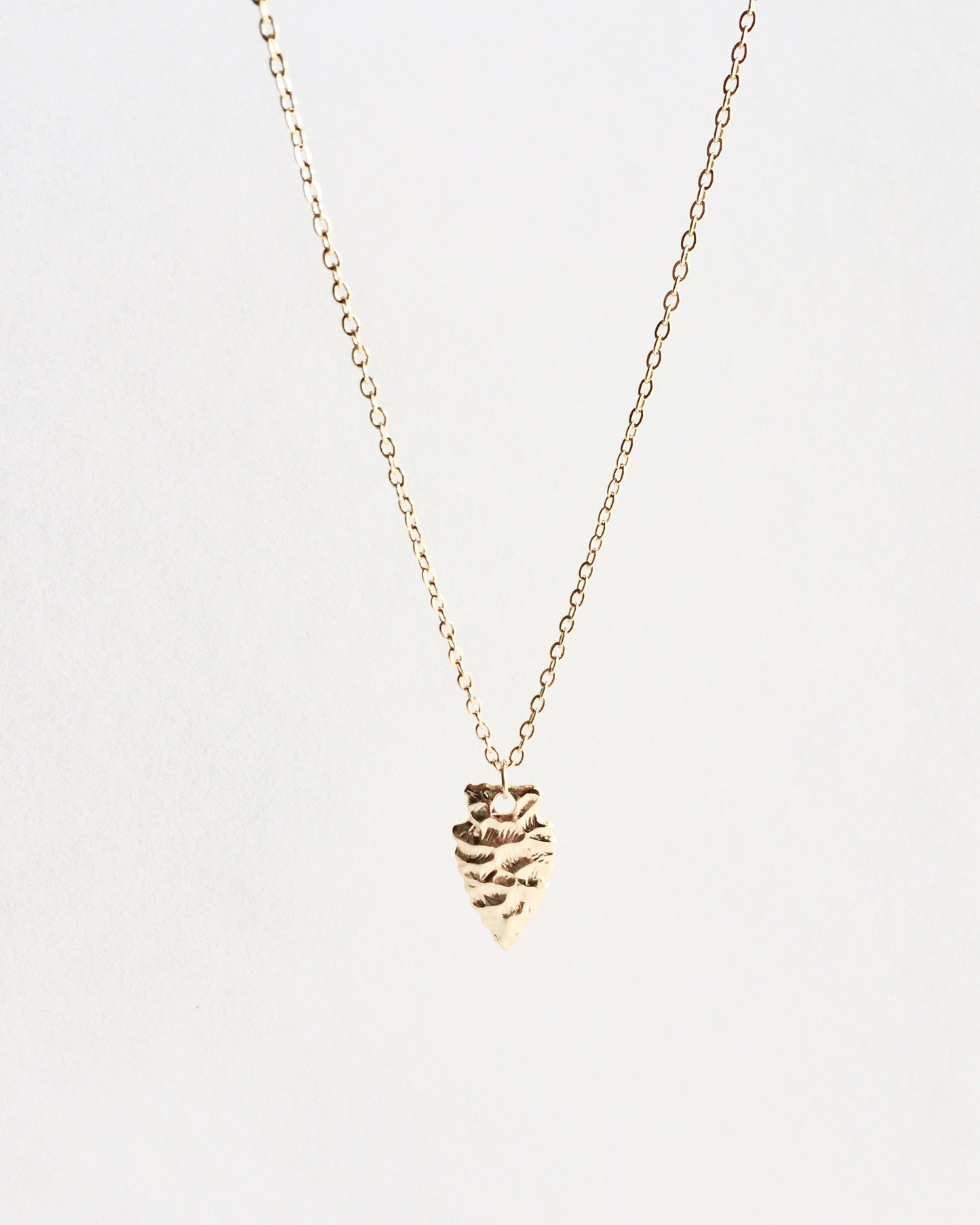 Boho Small Arrowhead Necklace | IB Jewelry
