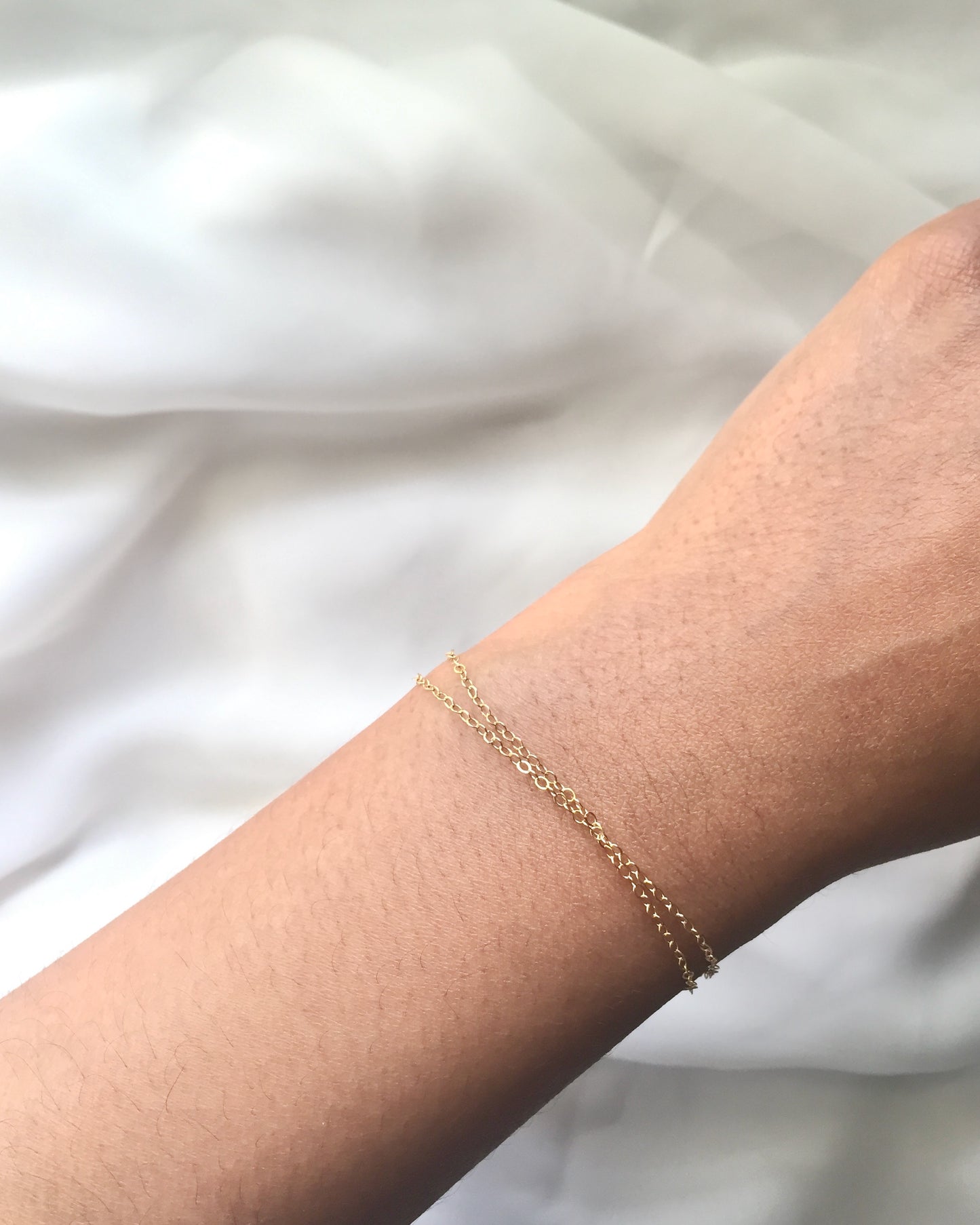 Delicate Chain Bracelet | Minimalist Chain Bracelet | IB Jewelry