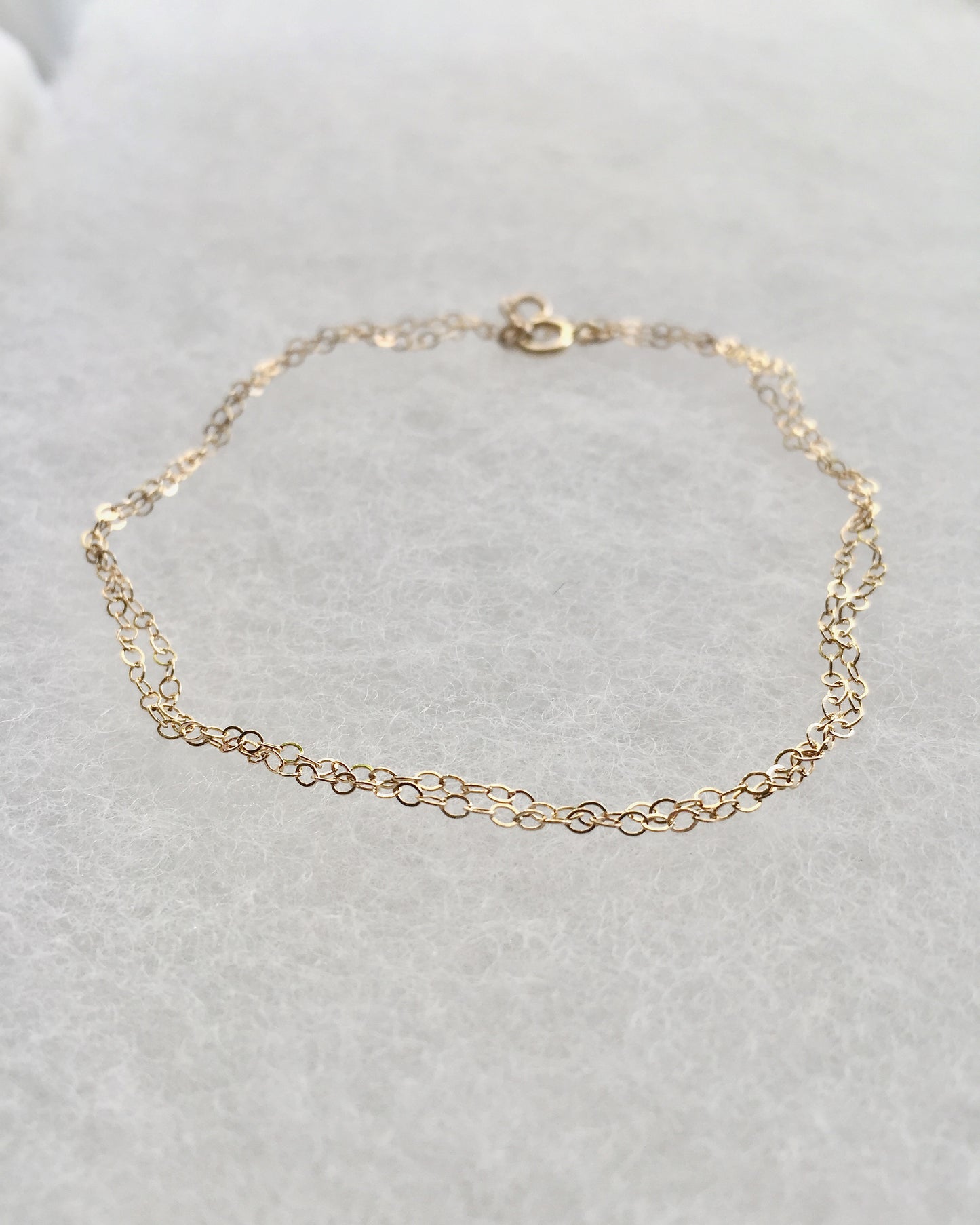 Dainty Minimalist Bracelet in Gold Filled or Sterling Silver | IB Jewelry