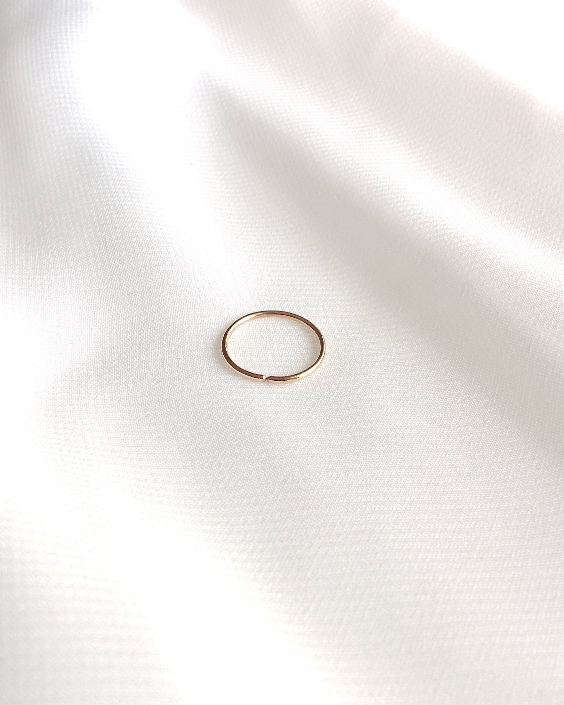 10mm 11mm 12mm 13mm 14mm 15mm Conch Hoop in Gold Filled Sterling Silver or Rose Gold Filled | Large Cartilage Hoop | IB Jewelry