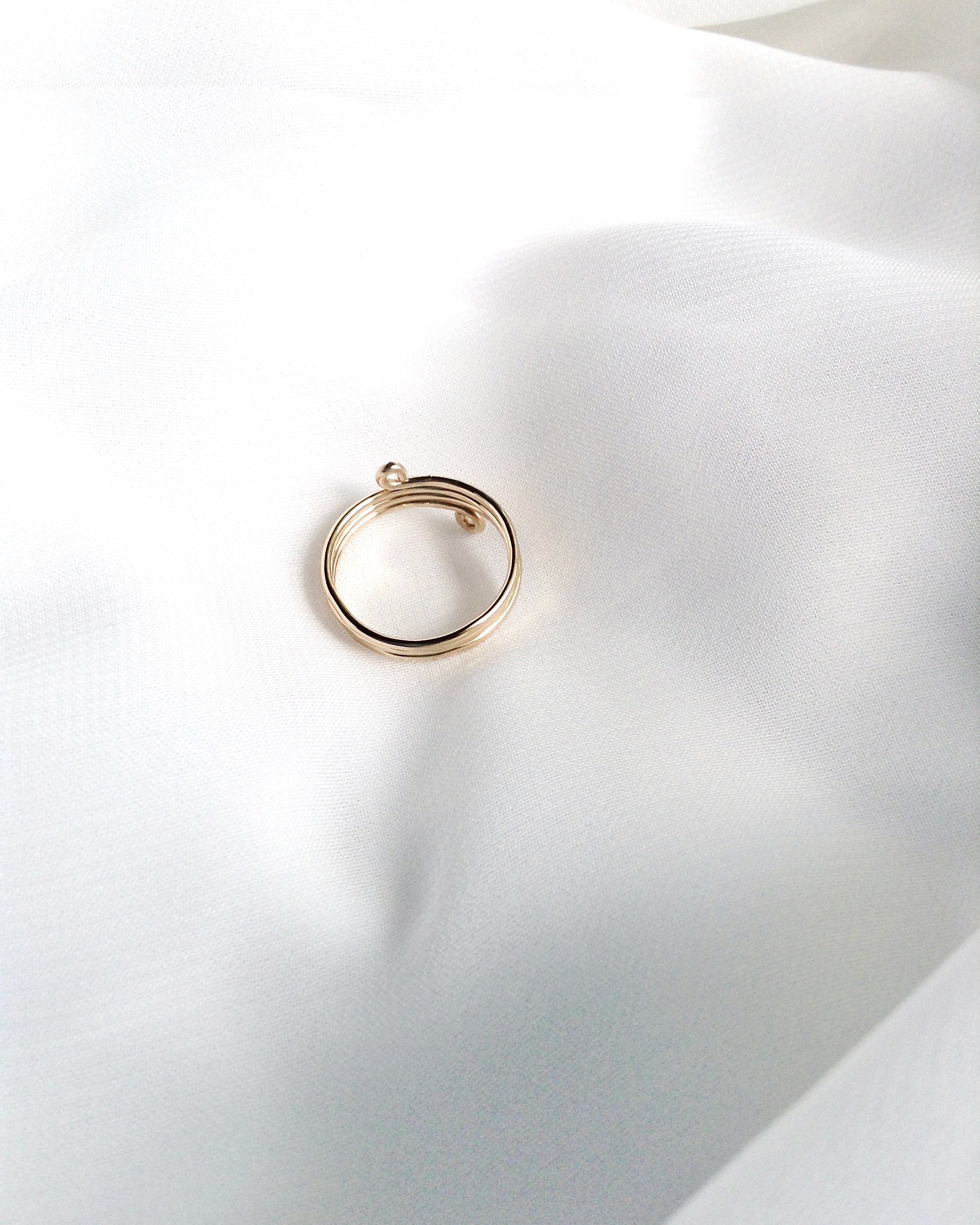 Simple Coil Ring in Gold Filled or Sterling Silver | IB Jewelry