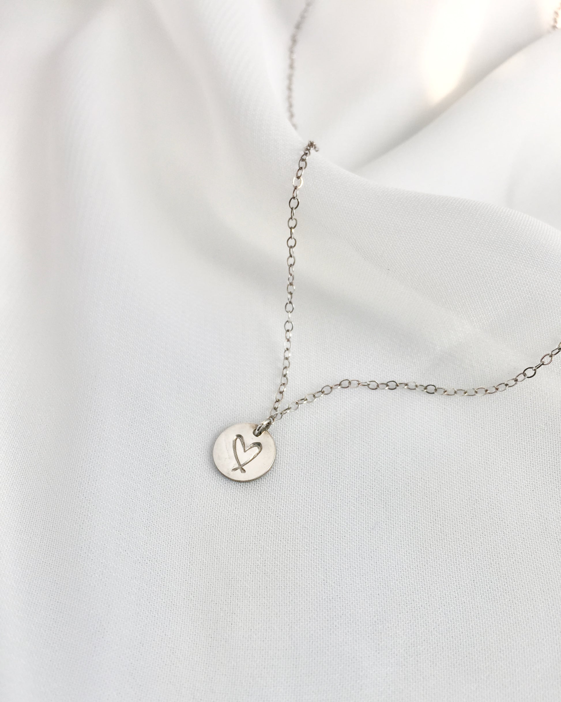Meaningful Necklace For Mom in Sterling Silver or Gold Filled | Mom Dainty Gift Heart Necklace | IB Jewelry