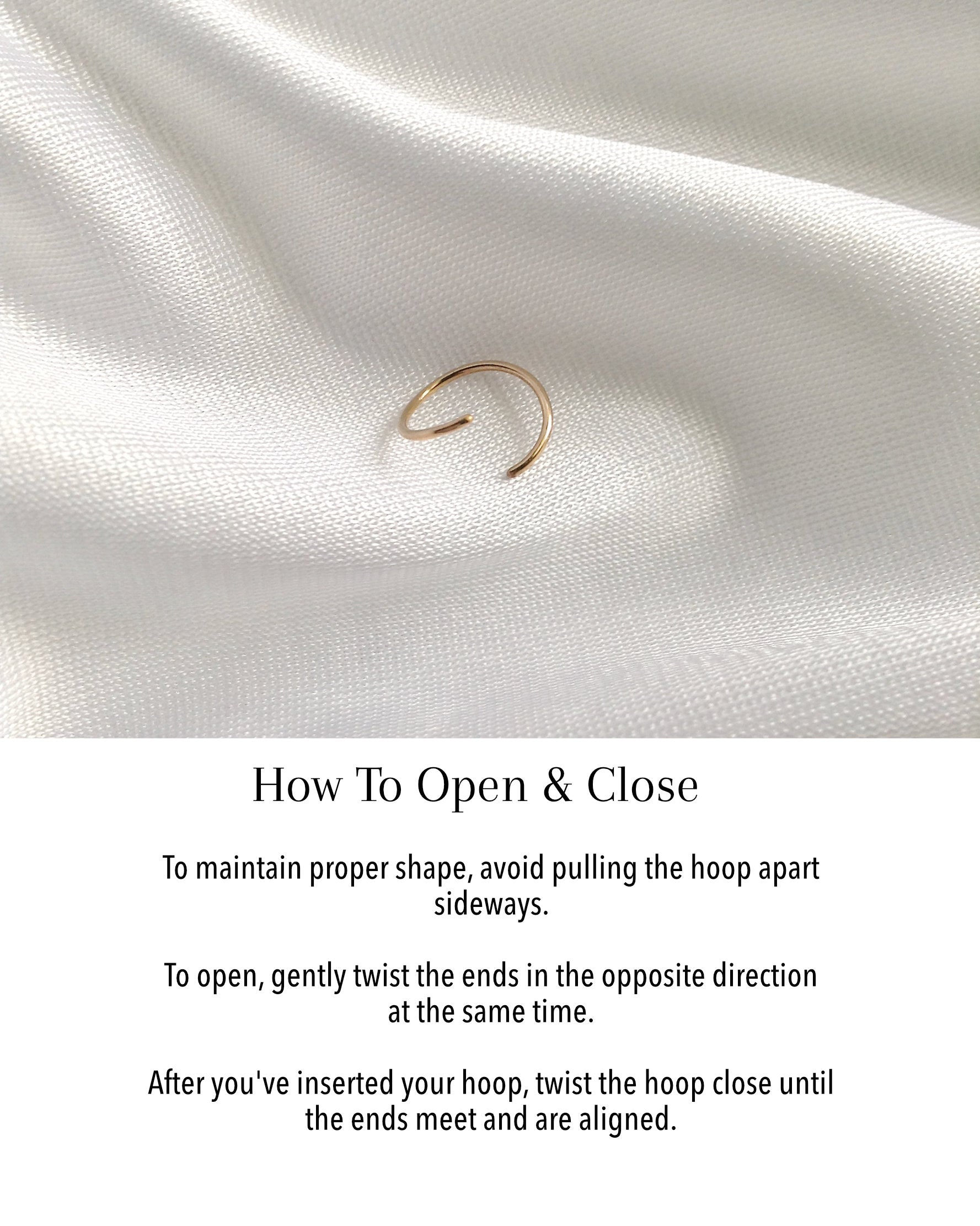 How To Open Endless Nose and Cartilage Hoop | IB Jewelry