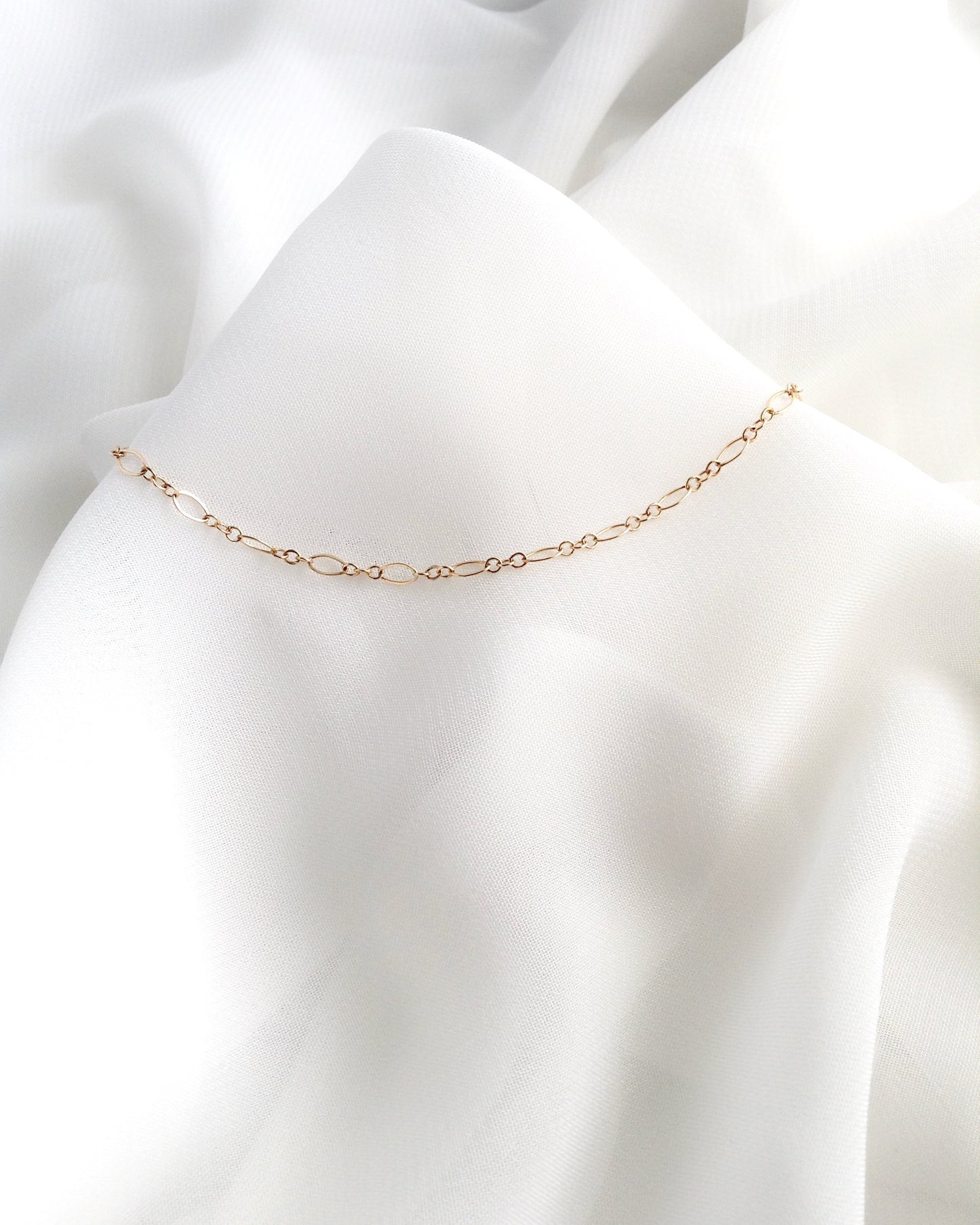 Delicate Minimalist Anklet | Dainty Gold Anklet | Elegant Chain Anklet | IB Jewelry