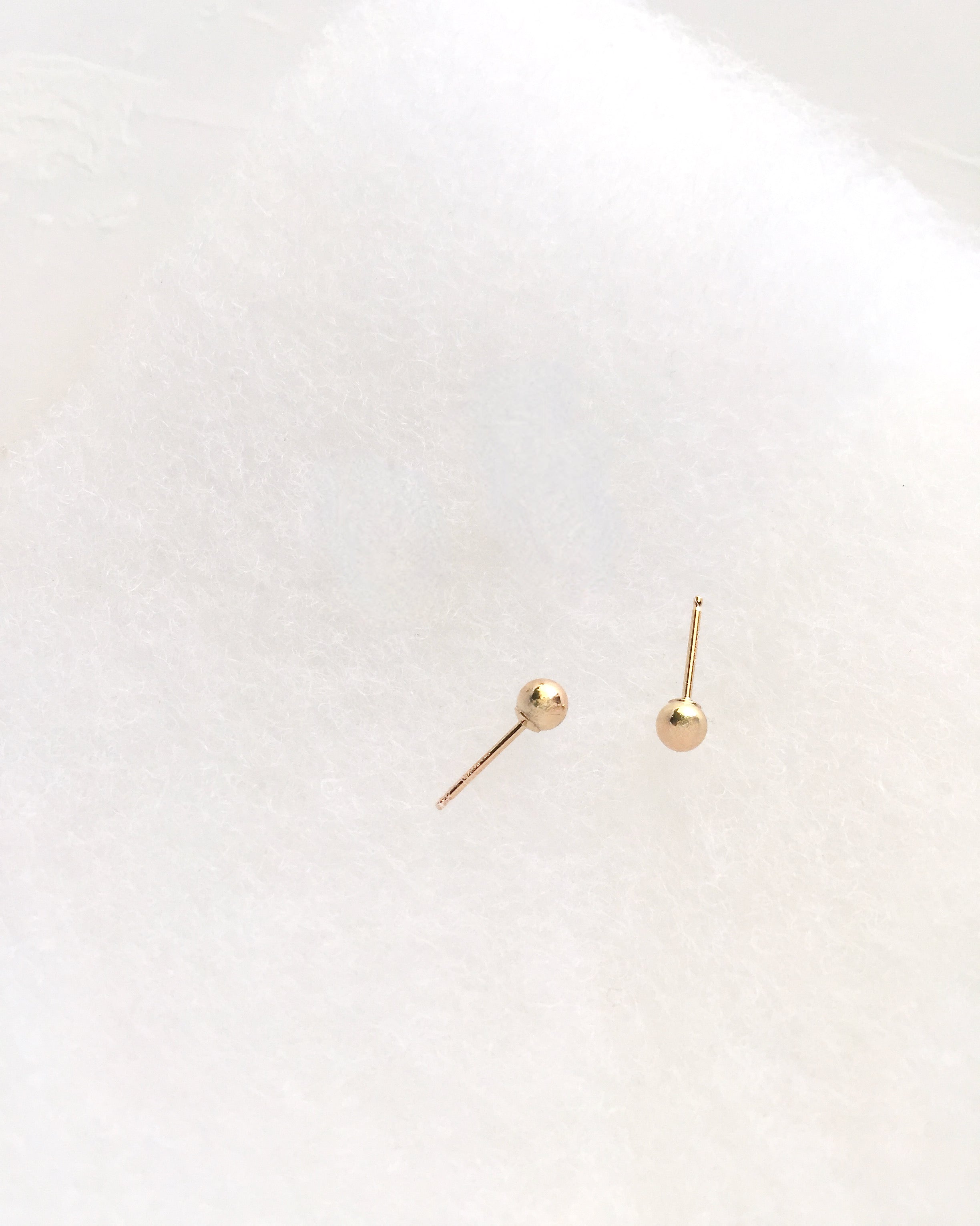 22K Gold Hoop Earrings (Ear Bali) For Baby With Cz - 235-GER11638 in 1.350  Grams