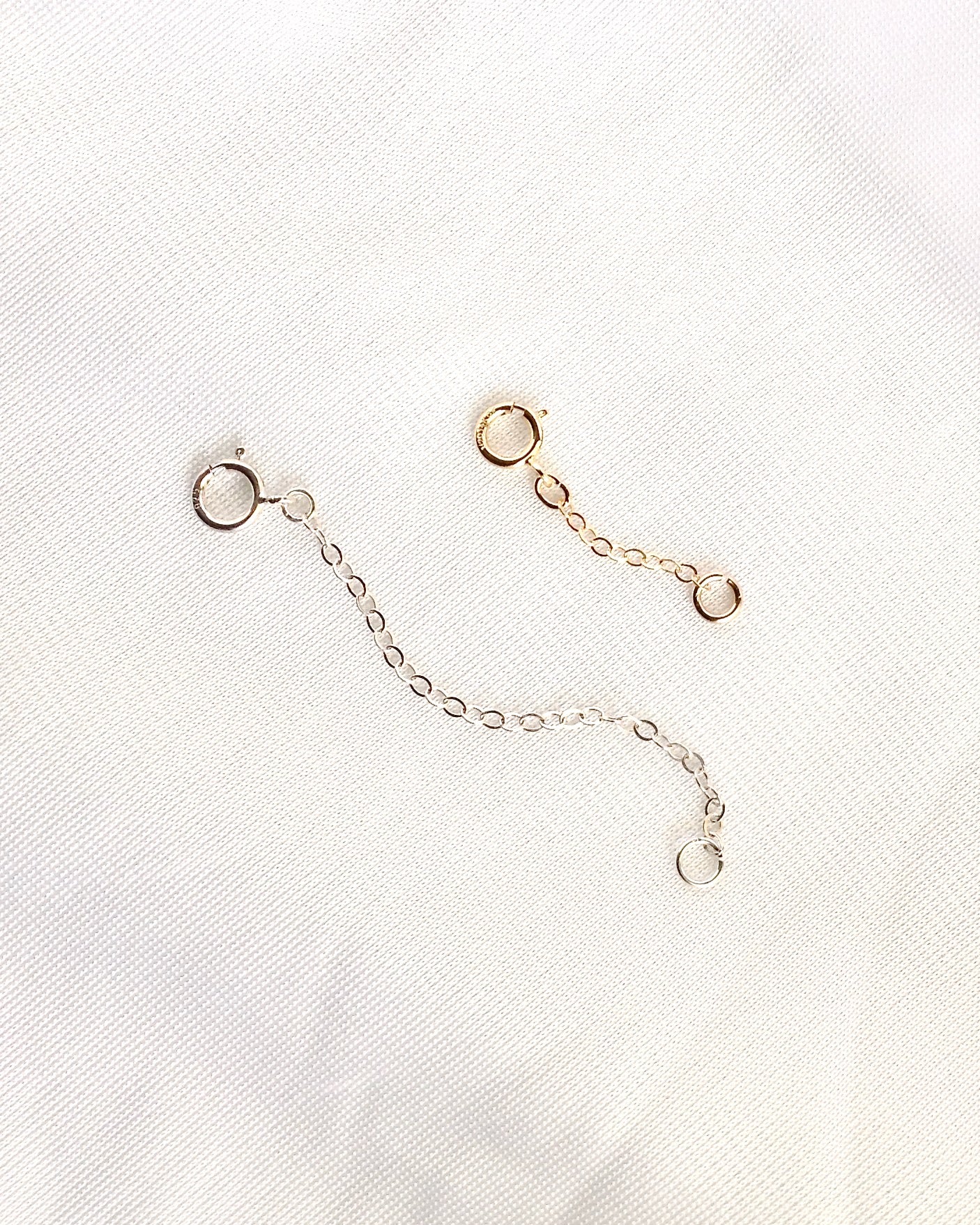 Extender Chain For Necklace Bracelet or Anklet in Sterling Silver or Gold Filled | IB Jewelry