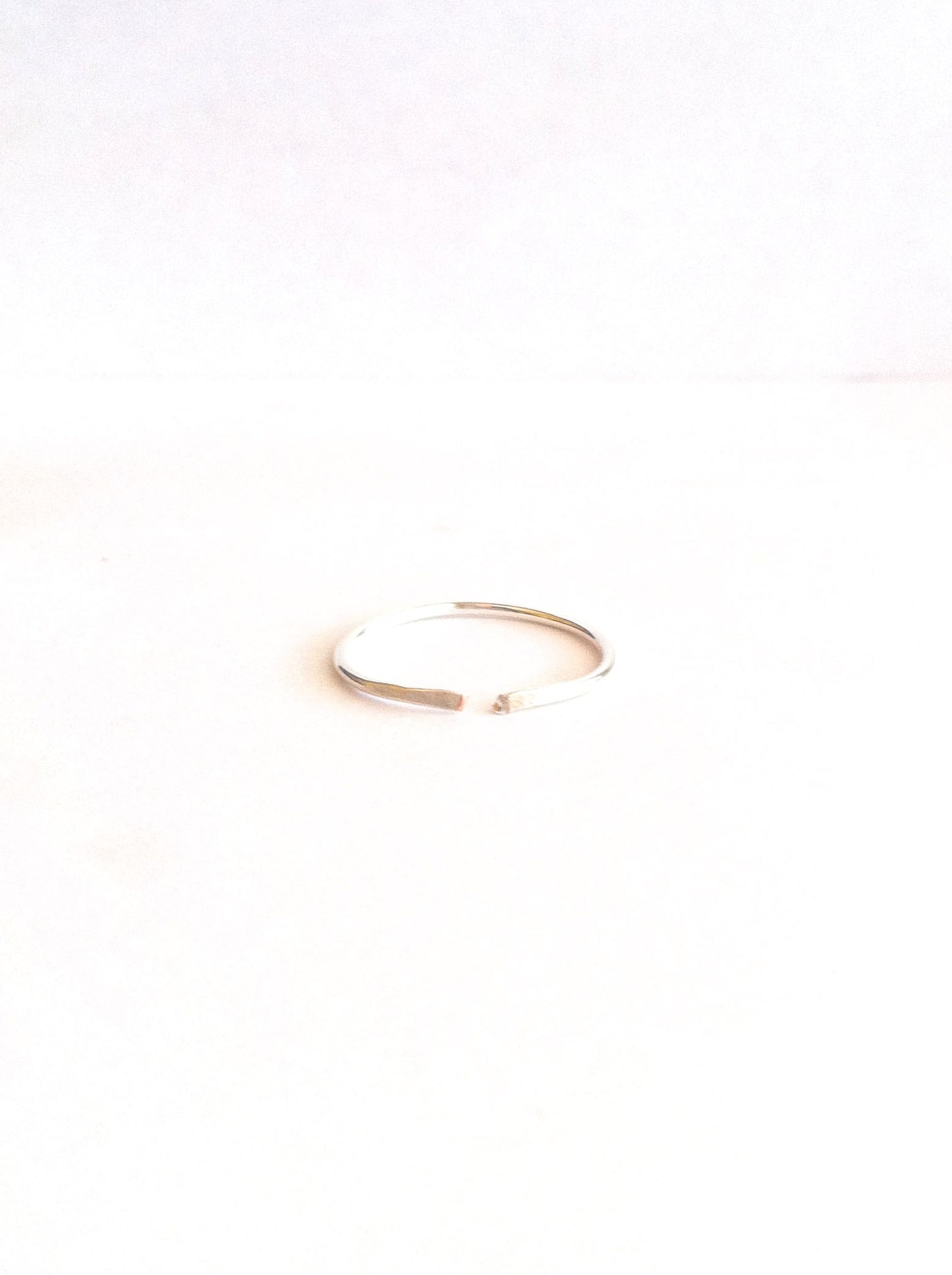 Simple Thin Band Open Cuff Ring | IB Jewelry