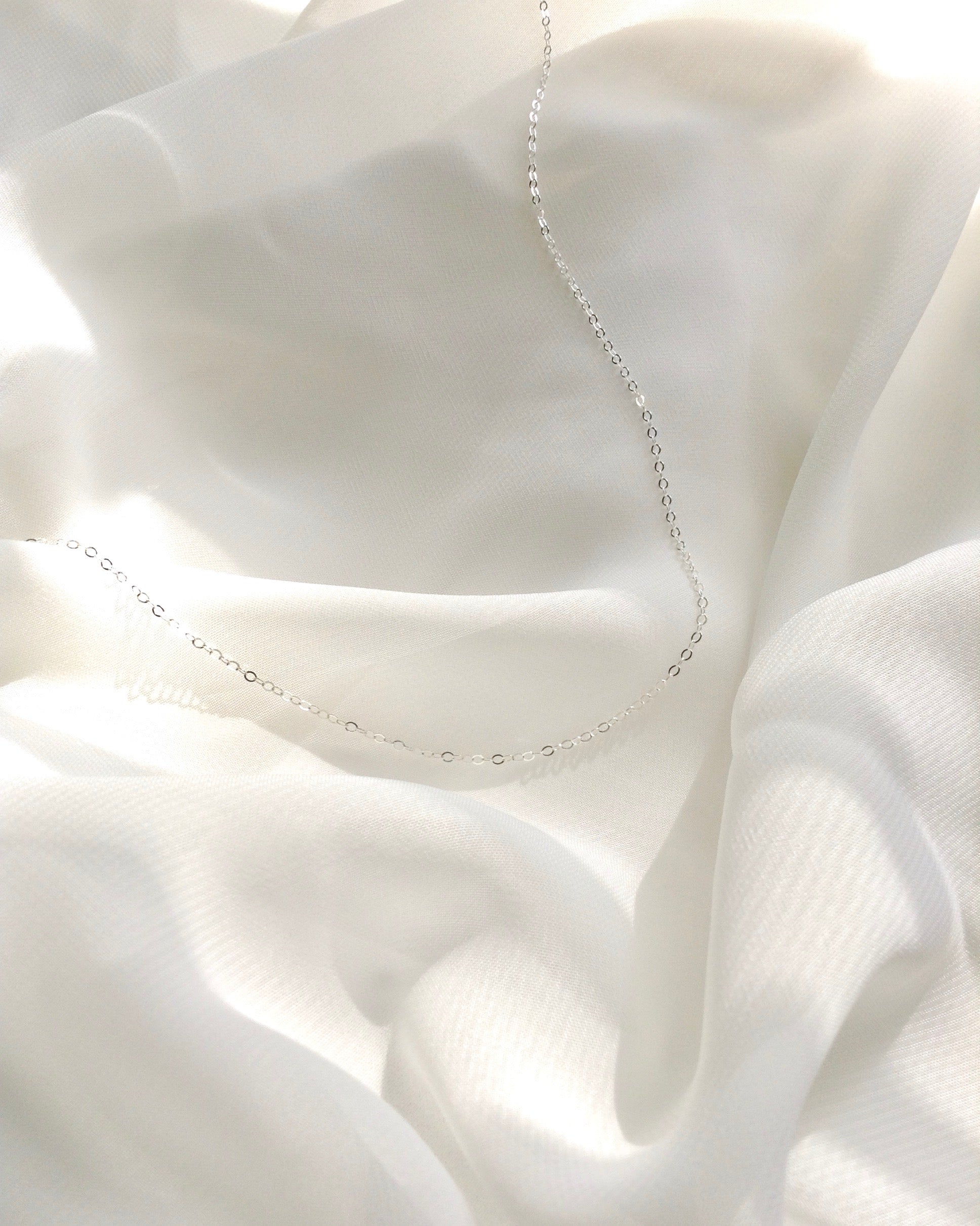 Dainty Thin Everyday Necklace | Plain Thin Chain Necklace | IB Jewelry