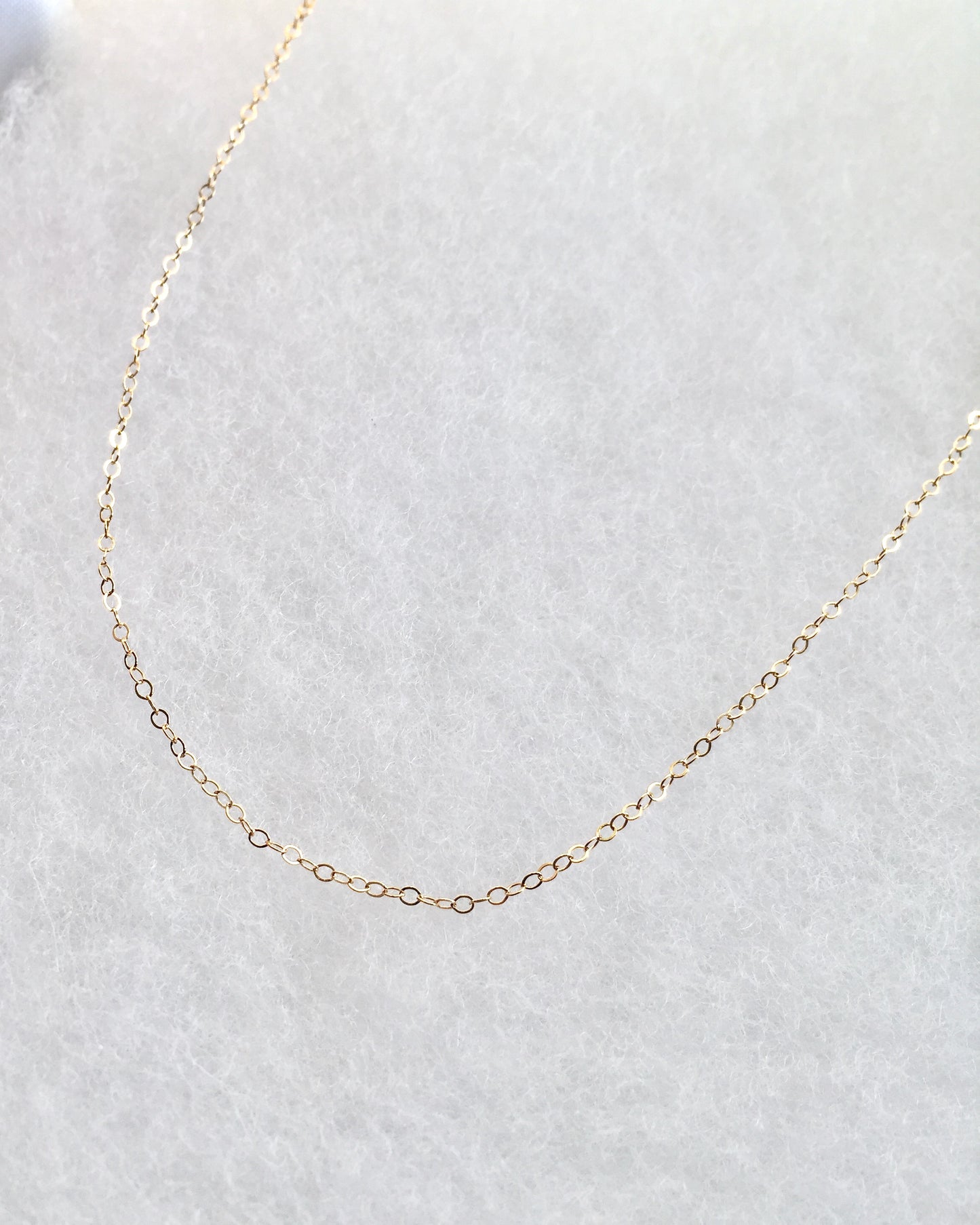Simple Short Chain Necklace in Gold Filled or Sterling Silver | IB Jewelry
