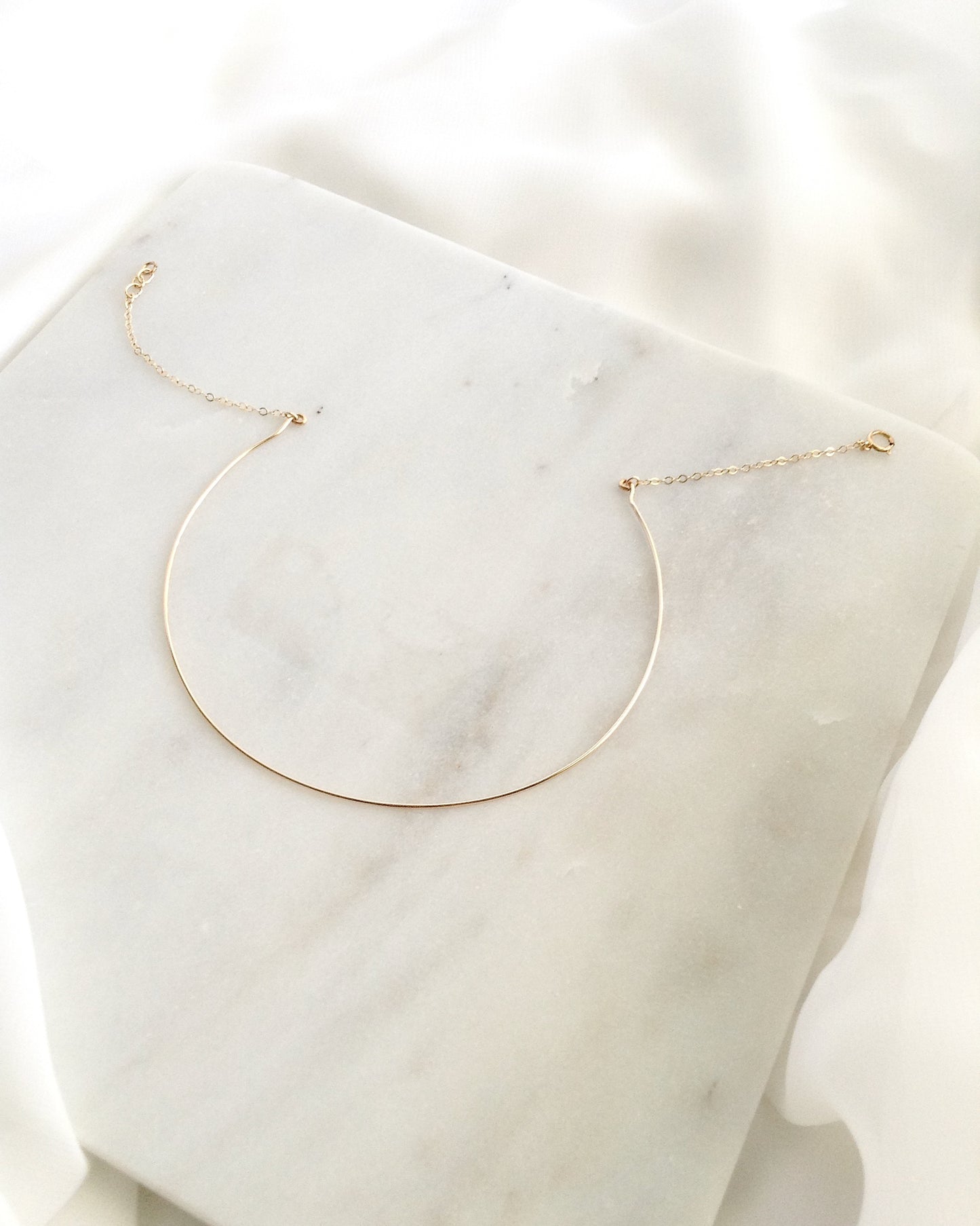 Minimalist Choker Necklace | Dainty Simple Everyday Choker | IB Jewelry