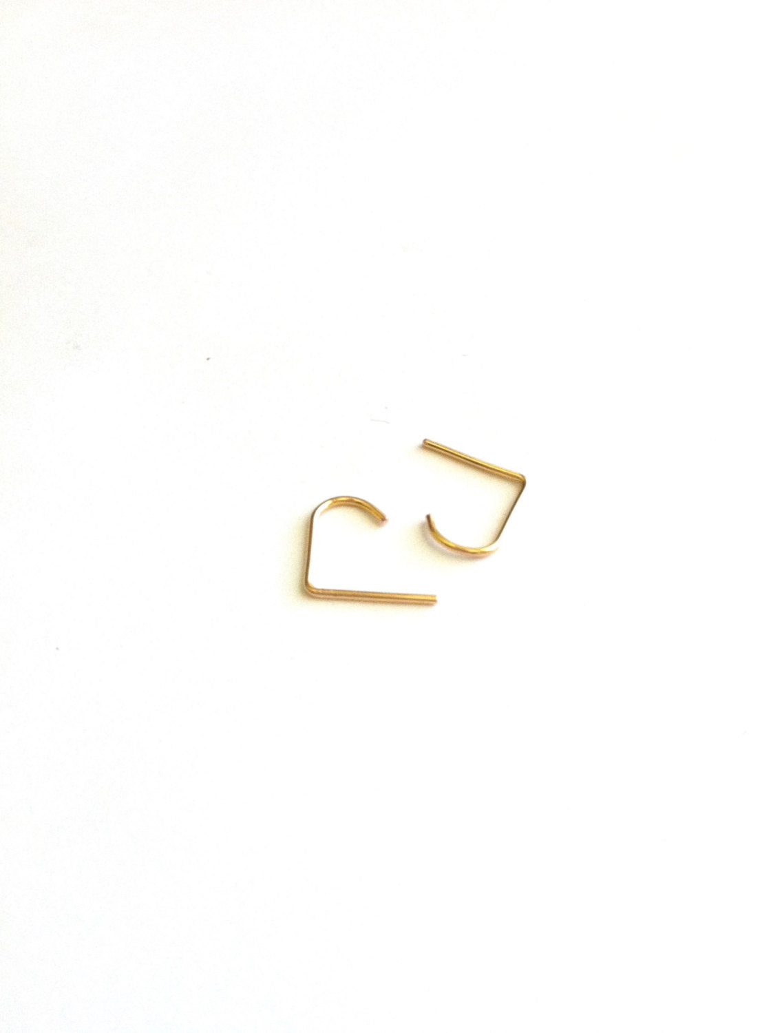 Simple Line Suspender Earring | IB Jewelry