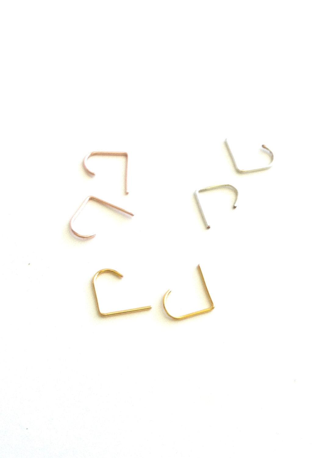 Simple Line Suspender Earring | IB Jewelry